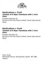 SuperShow Exhibitor Card - Two-part (A7)